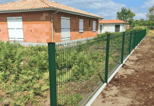 pose de clôture en grillage près de biscarrosse par Damien Duportets